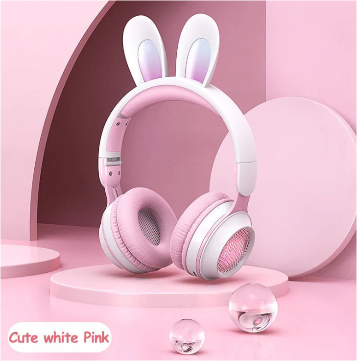 Wireless RGB Bunny Ear Headphones