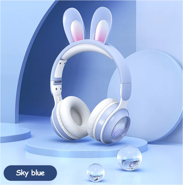 Wireless RGB Bunny Ear Headphones