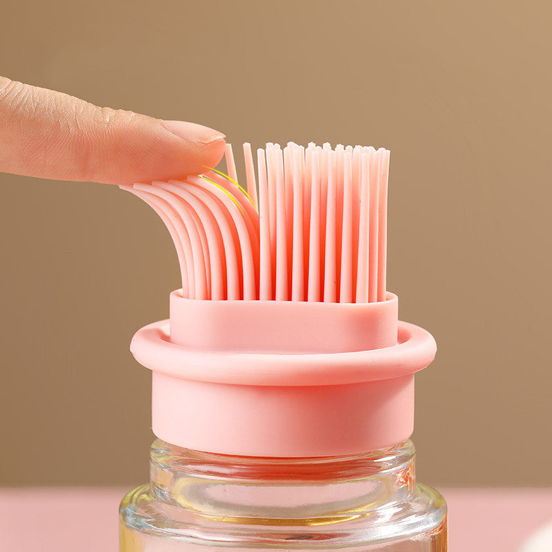Silicone Oil Bottle with High-Temp BBQ Brush