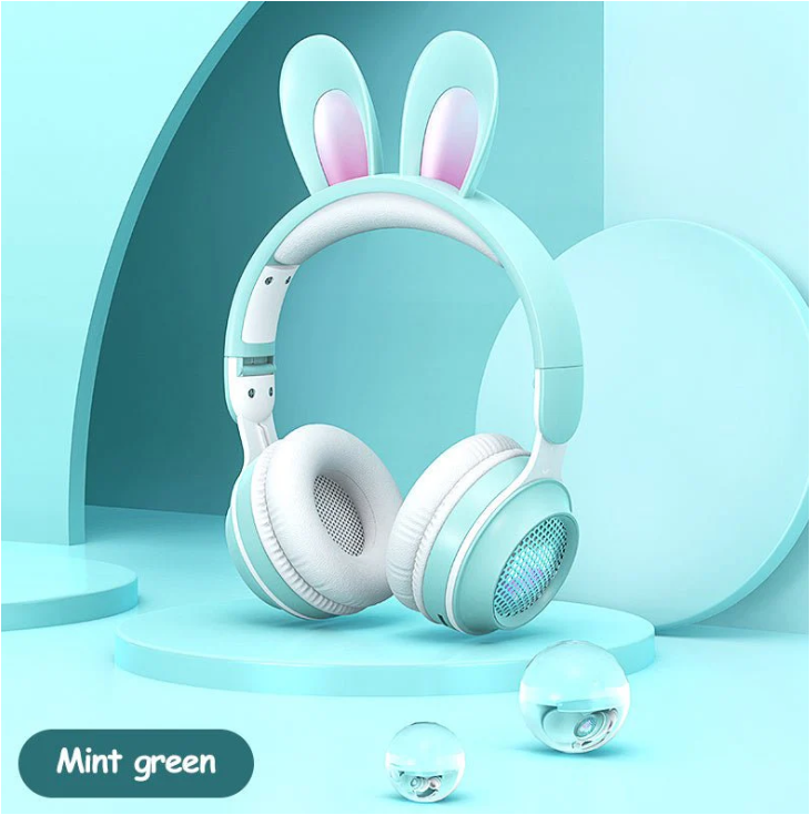 Wireless RGB Bunny Ear Headphones